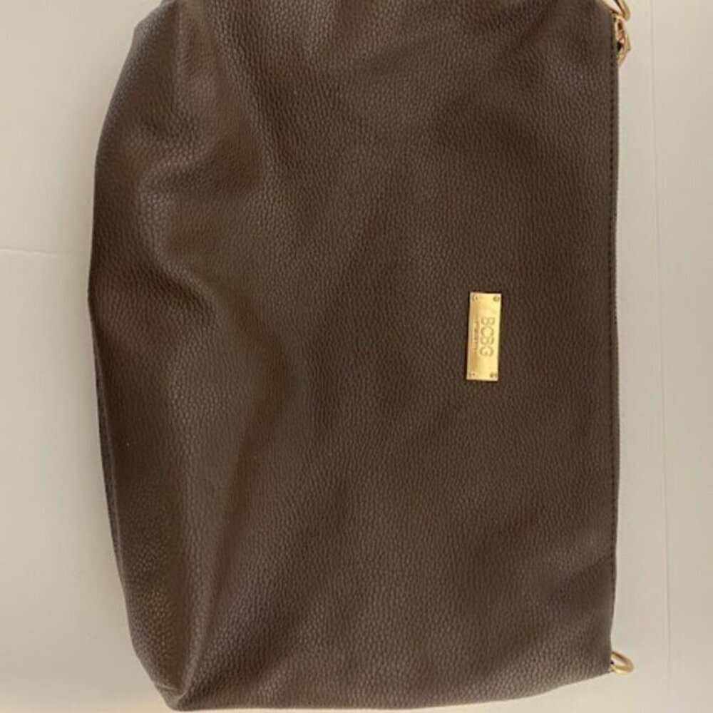BCBG Paris Dark Brown Women's Clutch Crossbody Bag Medium - Picture 3 of 10